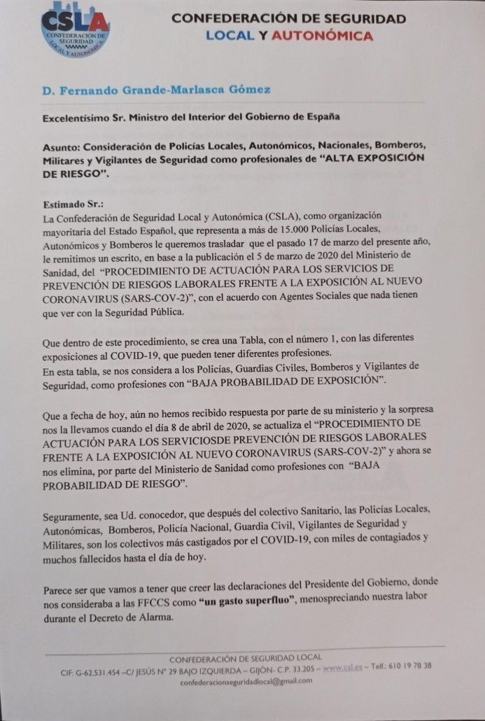 Carta al Ministro del Interior de España WhatsApp Image 2020 04 19 At 22.05.45 1 693x1030